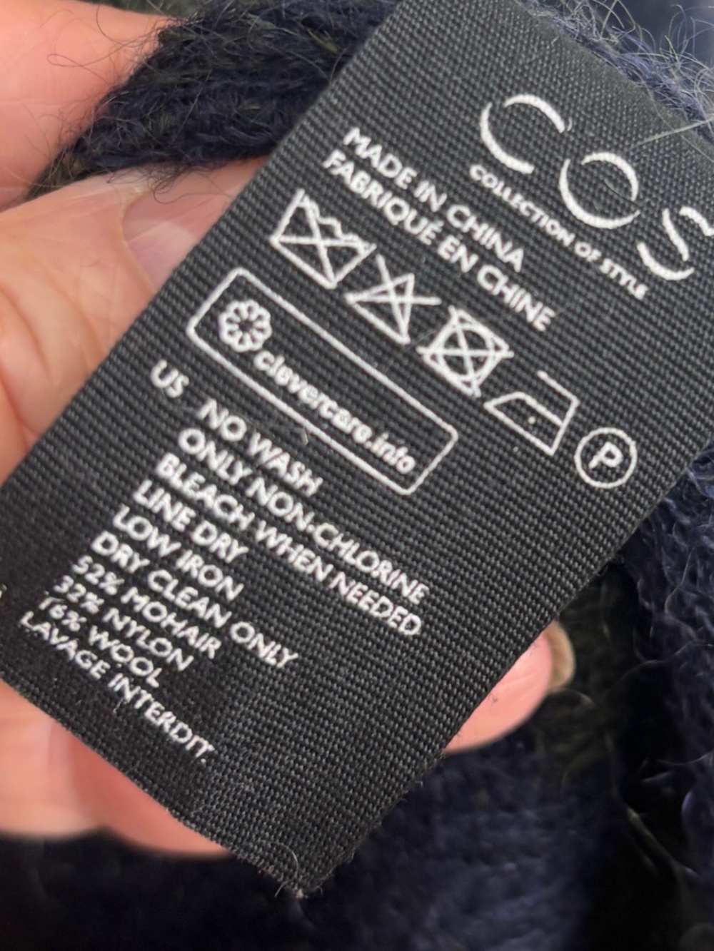 COS Mohair Longline Duster/ Open Front Cardigan Size L - Picture 10 of 11